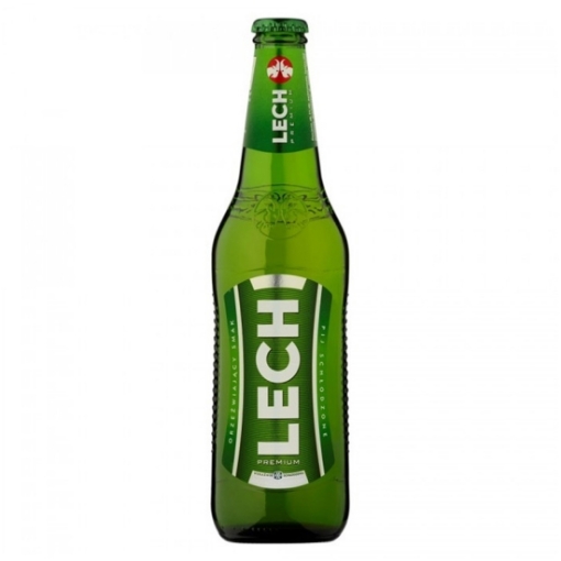 Can of Lech Premium Polish Lager 500ml