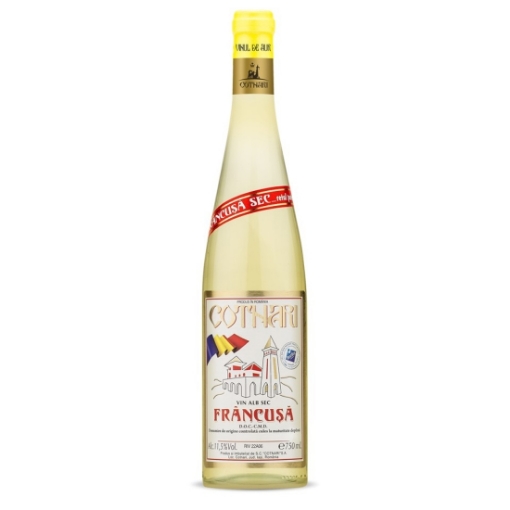 Bottle of Cotnari Feteasca Regala Dry White Wine 750ml
