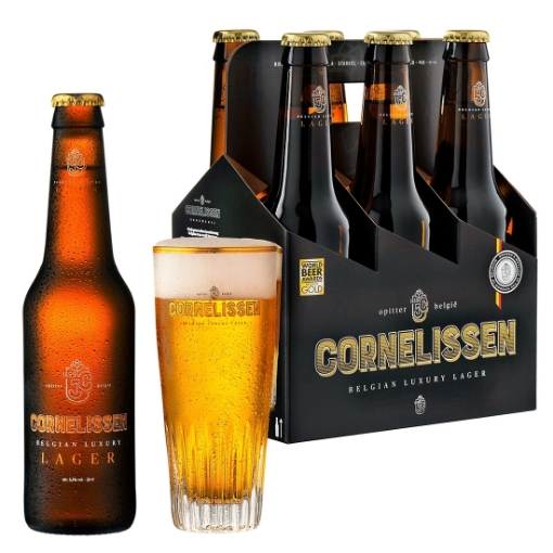 Picture of 6-pack Beer Cornelissen Luxury Lager 5.5% Alc 330ml