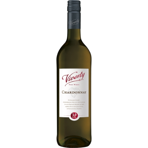 Изображение Вино белое Viverty Chardonnay 3.9% Алк 750мл
