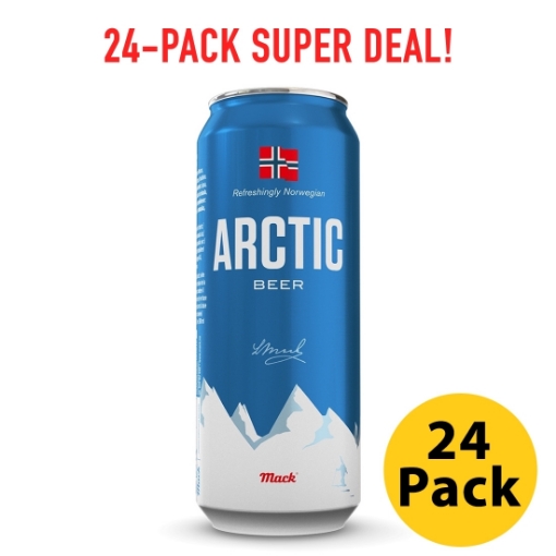 Picture of 24-Pack Beer Arctic Lager 4.5% 500ml