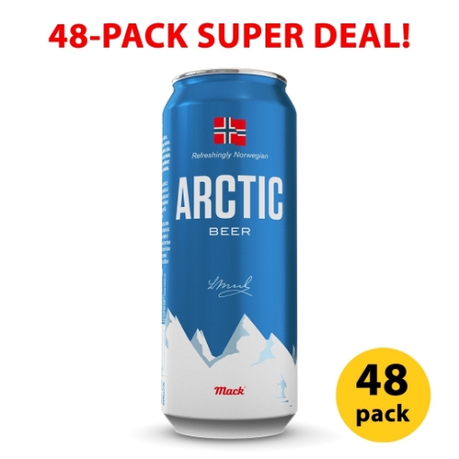 Picture of 48-Pack Beer Arctic Lager 4.5% 500ml