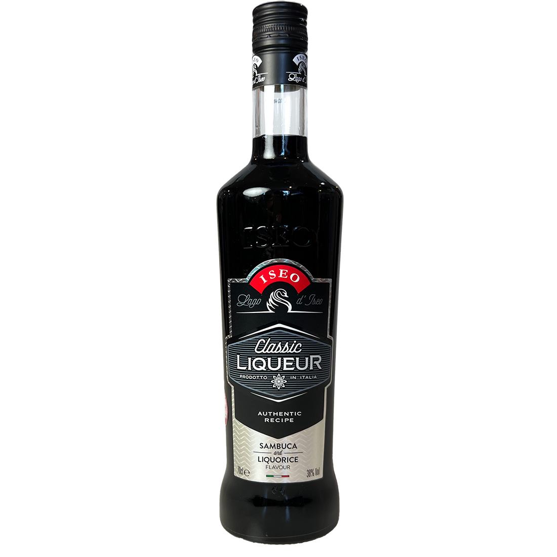 Liqueur Sambuca Black Liquorice Iseo 38 700ml. Euro Liquor Buy