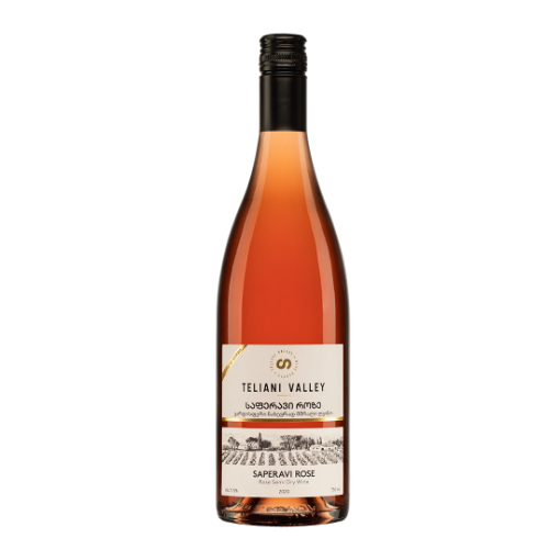 Picture of Wine Georgian Rose Semi-dry Saperavi Rose Teliani Valley 13% 750ml