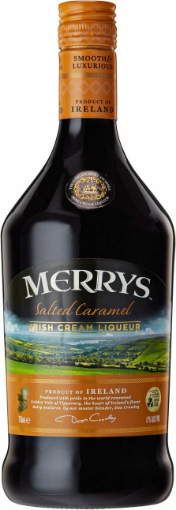Picture of Liqueur Irish Salted Caramel Cream Merrys 17% Bottle 700ml