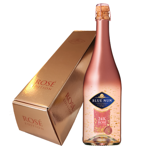 Picture of Exclusive packaging Wine Blue Nun Sparkling Rose 24K Gold 11% 750ml 