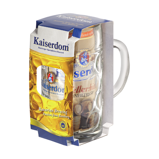 Picture of Kaiserdom Beer Kellerbier Gift Mug Set 1L