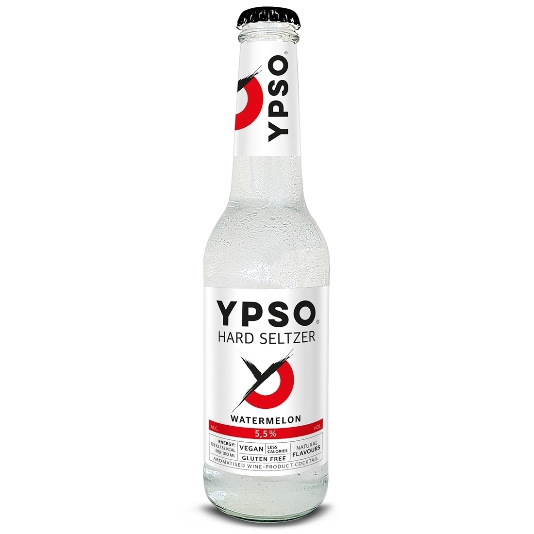 Seltzer RTD WATERMELON YPSO 5.5 330ml 12pack . Euro Liquor Buy