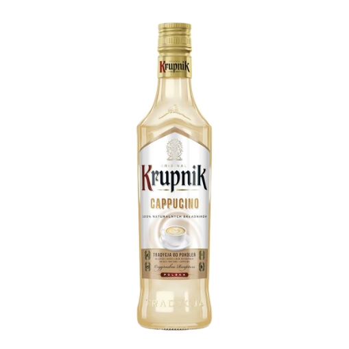Cappuccino Krupnik Liqueur Bottle 500ml - Creamy Brown Coffee Flavoured Spirit