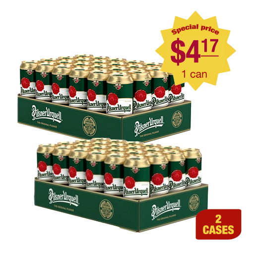 Picture of 48-pack Beer Pilsner Urquell Can 4.4% 500ml 