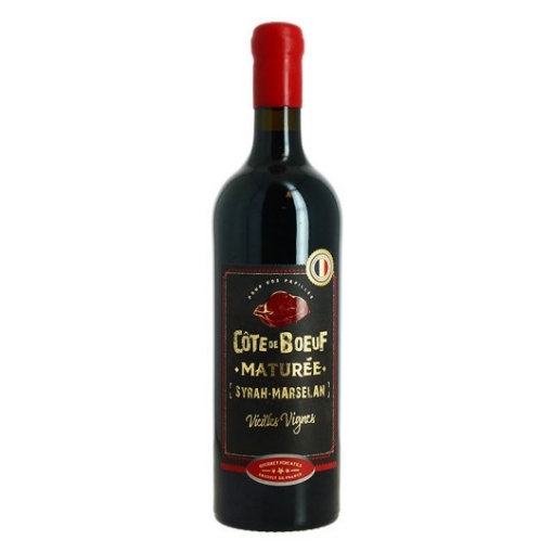 Picture of Wine IGP Pays d'Oc Red Cote Boeuf Maturee Syrm 14.5% Bottle 750ml