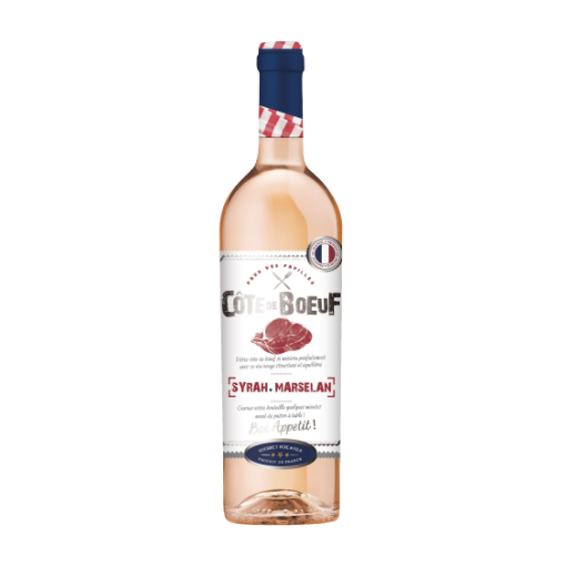 Picture of Wine IGP Pays d'Oc Rose Boeuf Syrah Marsel 12% Bottle 750ml