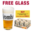 Picture of FREE Glass Conical Becher Krombacher 300ml + Krombacher Beer Weizen 24-Pack
