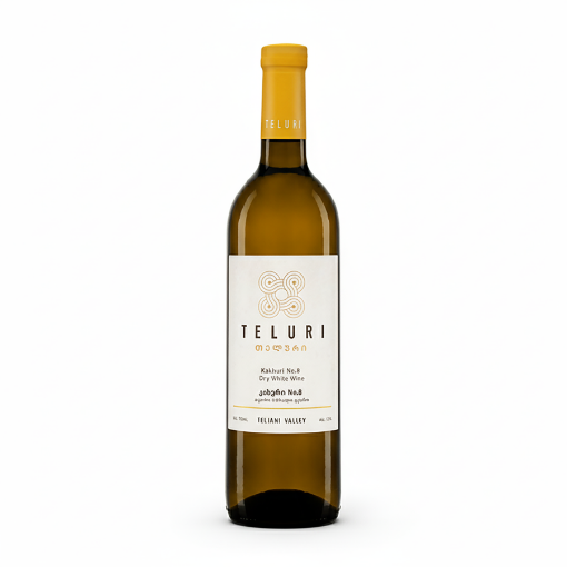 Picture of Wine White Dry Kakhuri TELURI 13% 750ml