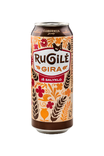 Picture of Soft Drink Kvass Rugile Can 500ml