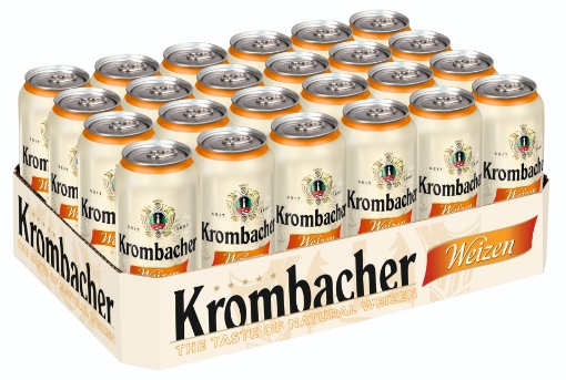 Beer Weizen Krombacher 5.3% Can 500ml - 1 case - 24 cans