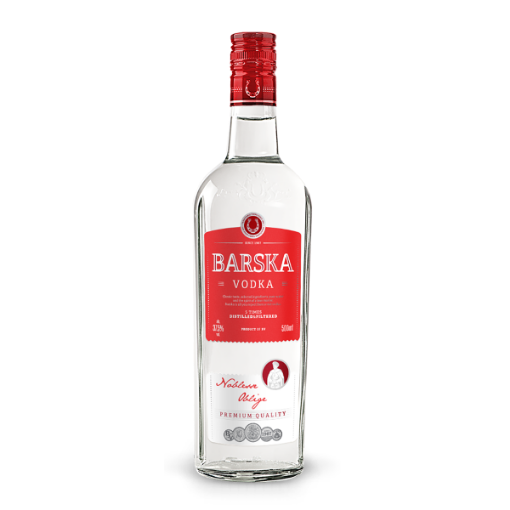 Barska Red Vodka 37.5% 500ml – Premium Lithuanian Vodka