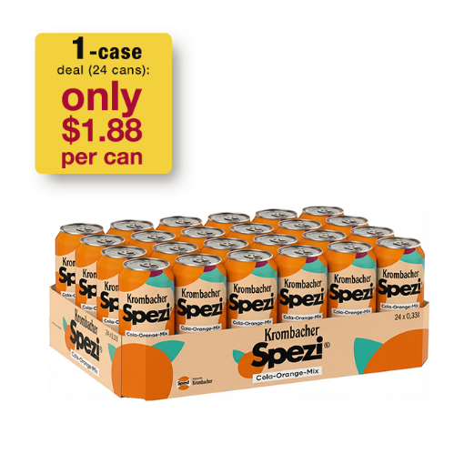 Picture of Soft Drink Spezi Krombacher 0% Can 330ml