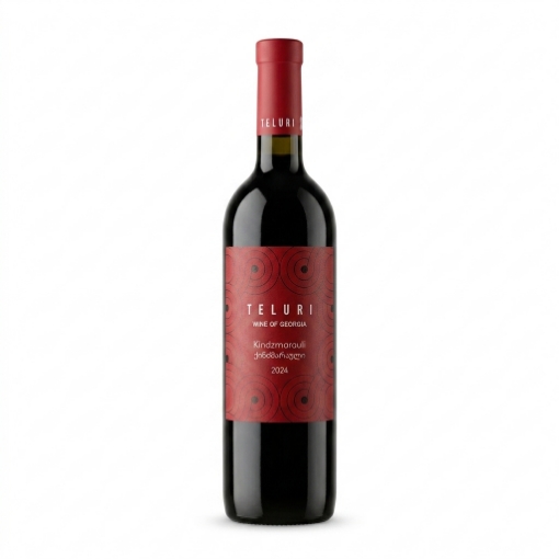 Picture of Georgian Wine Red Semi-Sweet Kindzmarauli  TELURI 11.5% 750ml