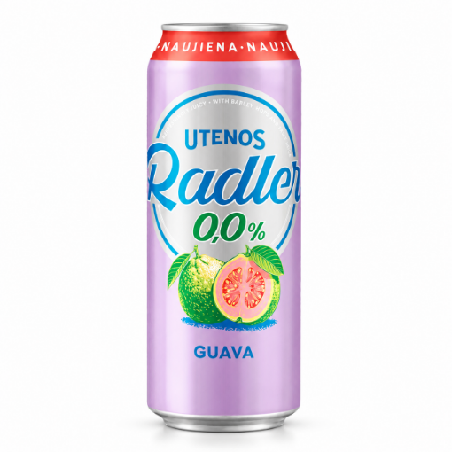 Picture of Beer Guava Radler Utenos 0% Can 500ml