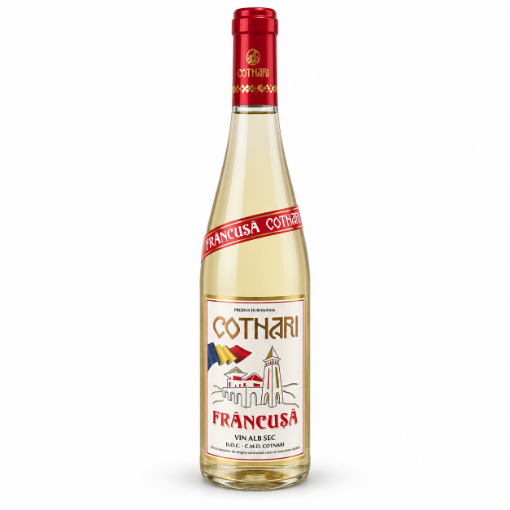 Bottle of Cotnari Feteasca Regala Dry White Wine 750ml