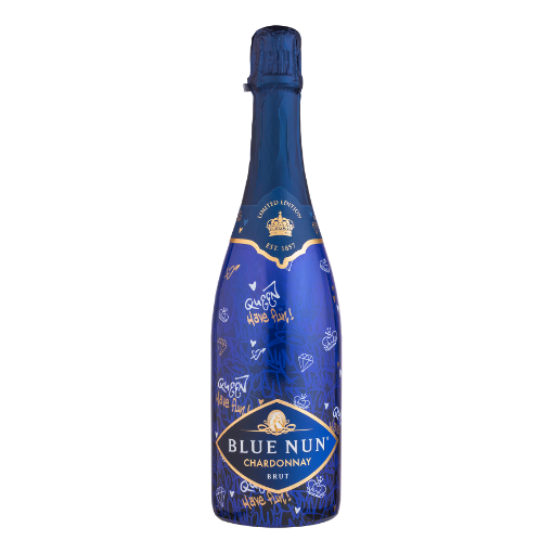 Picture of German Wine Sparkling Chardonnay Brut Queen Edition Blue Nun 11% 750ml